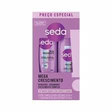 Kit Shampoo e Condicionador Seda Mega Crescimento