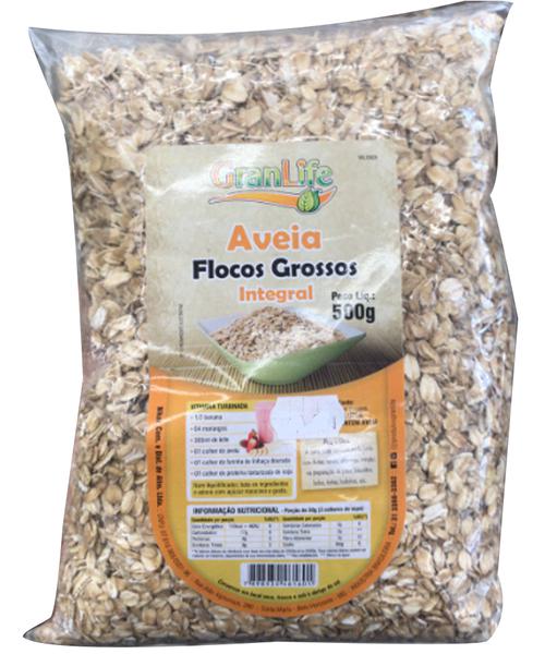 AVEIA INTEGRAL FLOCOS GROSSOS GRAN LIFE 500G