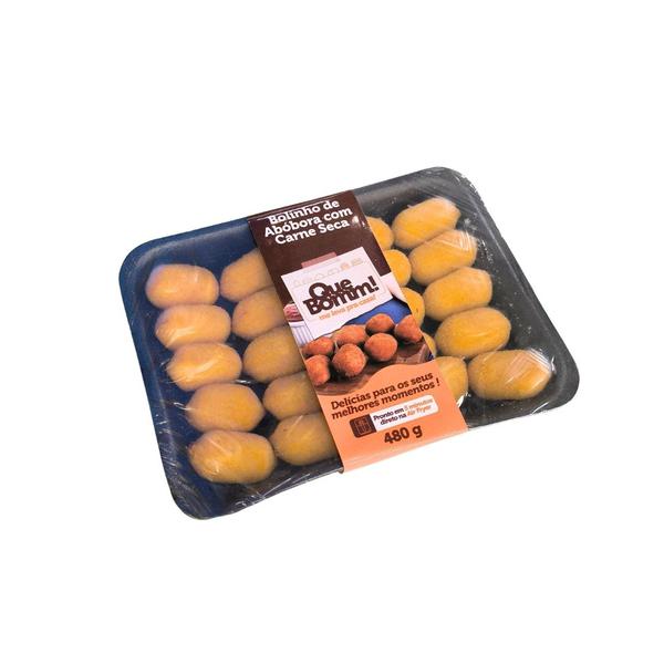 Bolinho de Abóbora com Carne Seca 480g Que Bomm