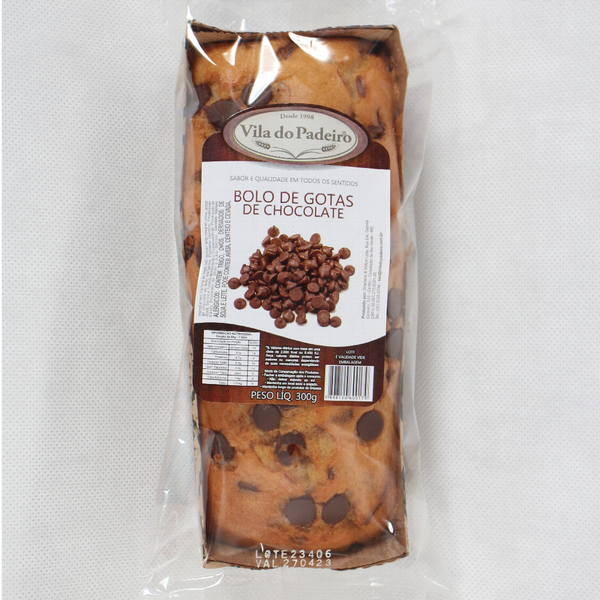 BOLO VILA DO PADEIRO GOTAS CHOCOLATE 300G