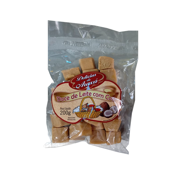 DOCE DE LEITE ARAXA C/COCO EM TABLETE 200GR