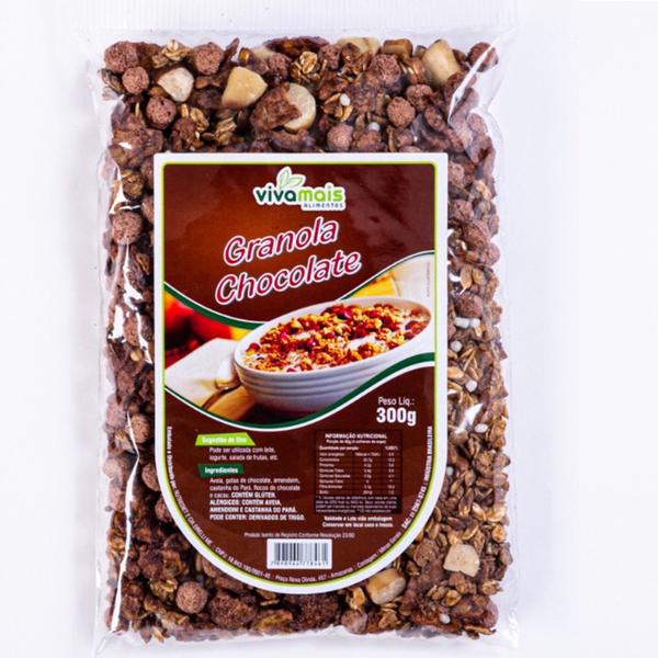GRANOLA CHOCOLATE VIVA MAIS 300G