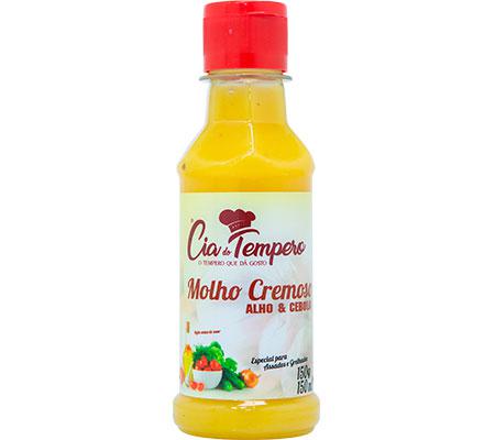 MOLHO CREMOSO ALHO/CEBOLA CIA DO TEMPERO 150ML