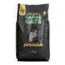 AREIA SANITARIA CLEAR CATS 4KG PREMIUM