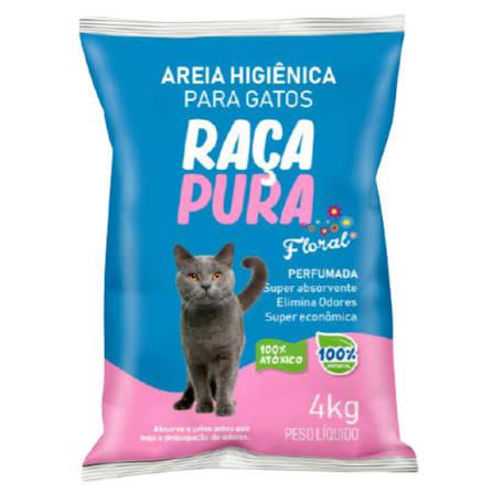 AREIA SANITARIA SARACAT 4KG RACA PURA