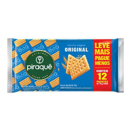 BISC SALGADO TRADICIONAL 276G PIRAQUE