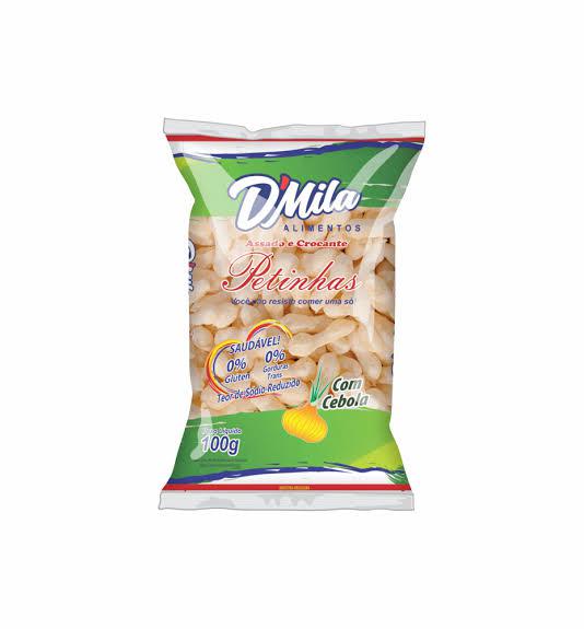 BISCOITO POLVILHO DMILA 100G PETINHAS CEBOLA