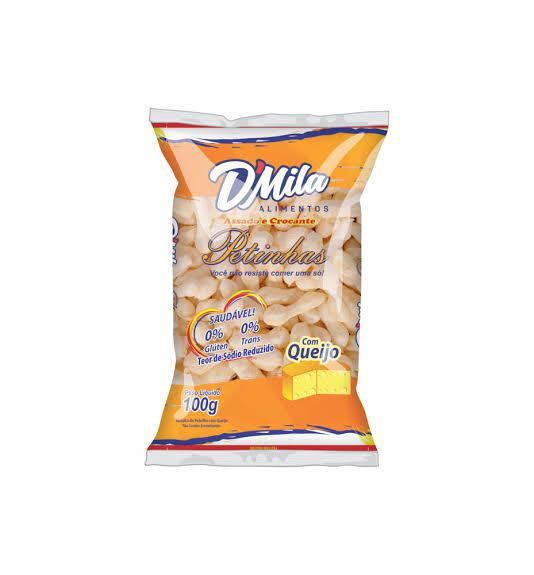 BISCOITO POLVILHO DMILA 100G QUEIJO