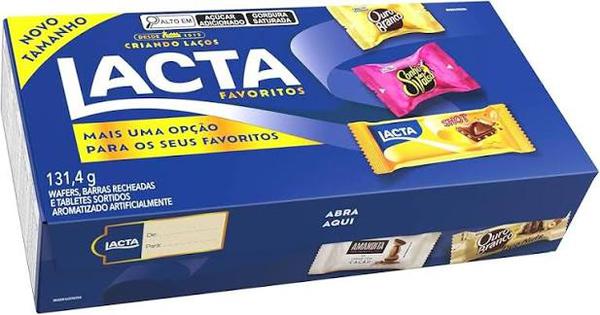 BOMBONS CAIXA LACTA 131,45G FAVORITOS