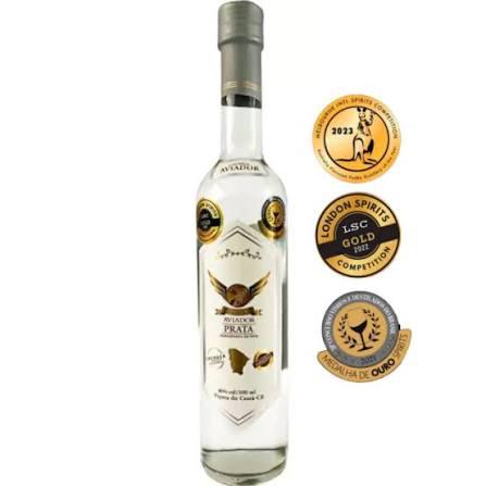CACHACA AVIADOR PRATA 500ML