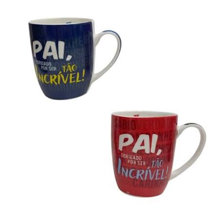 CANECA CERAMICA PAI QUALIDADES 400ML