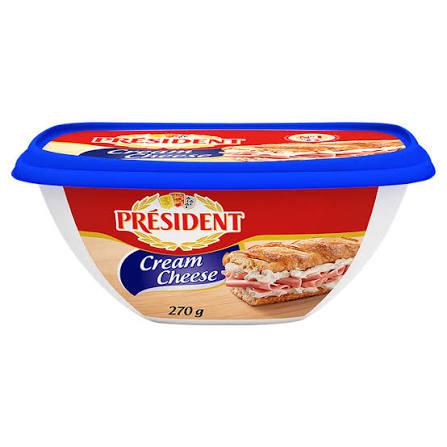 CREAM CHEESE PRESIDENT 270G TRAD