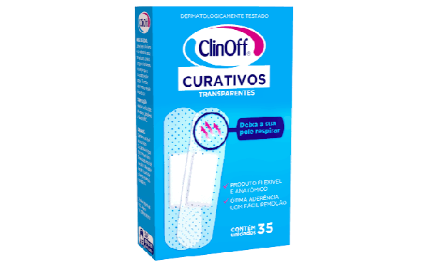 CURATIVO CLIN OFF BAND-AID 35UN