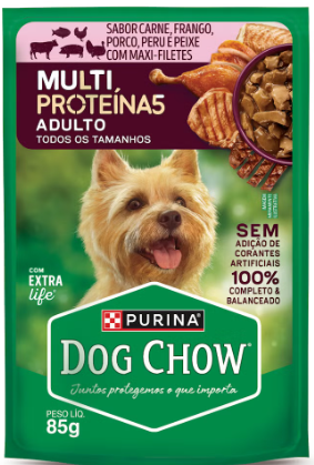 DOG CHOW MULTI PROTEINAS ADULTO 85G
