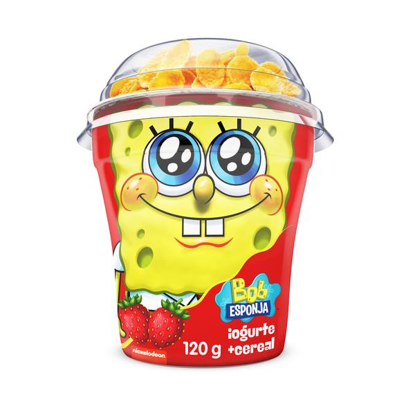 IOG BATAVO CAPAC BOB ESPONJA 120G MORANGO CEREAIS