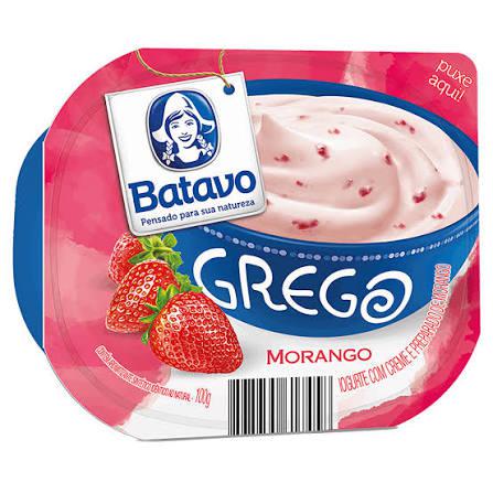 IOG BATAVO GREGO 100G MORANGO