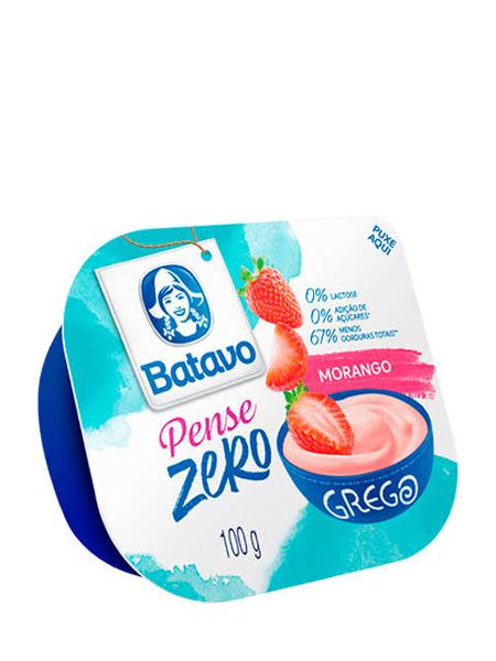 IOG BATAVO GREGO PENSE ZERO 100G MORANGO