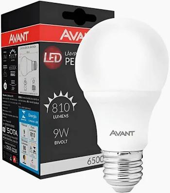 LAMPADA LED PERA 9W BR6500K 289091373 AVANT USO DA LOJA