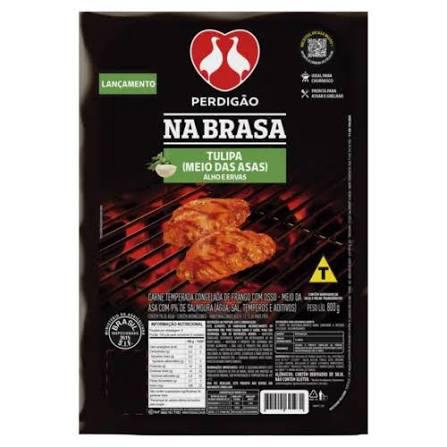 MEIO DA ASA TULIPA PERDIGAO NA BRASA 800G