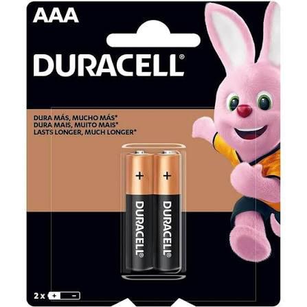 PILHA ALCALINA AAA PALITO R5072 2UN DURACELL