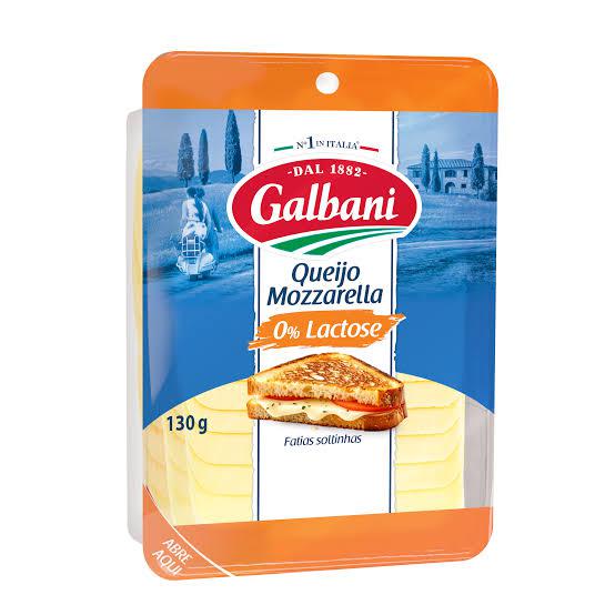 QUEIJO MUSSARELA GALBANI ZERO LAC 130G