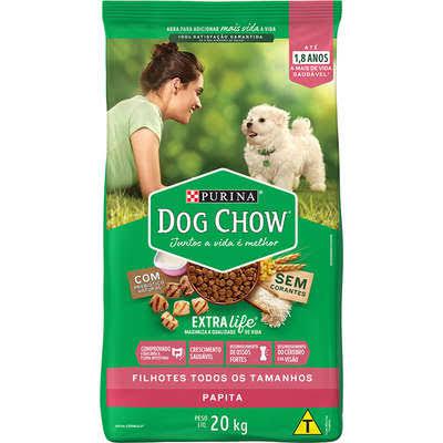 RACAO CAES DOG CHOW PAPITA CARNE ARROZ KG
