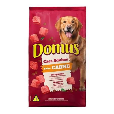 RACAO CAES DOMUS 10,1KG ADULTO CARNE