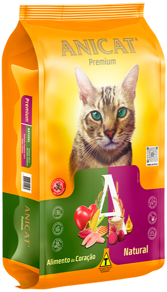 RACAO GATO ANICAT PREMIUM KG NATURAL