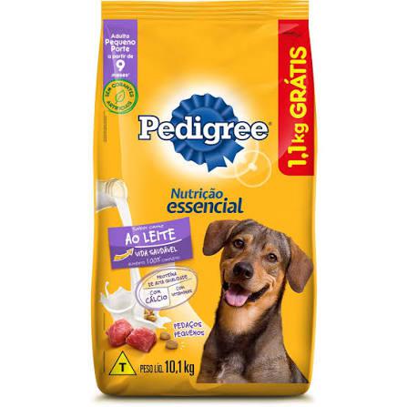 RACAO PEDIGREE 10,1KG ADULTO CARNE AO LEITE