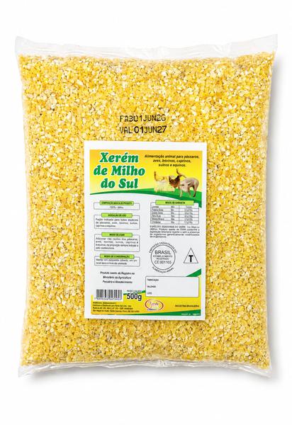 RACAO XEREM DE MILHO 500G PRA AVES