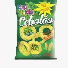 SALGADINHOS DE MILHO CEBOLAO TOPKIDS 28G