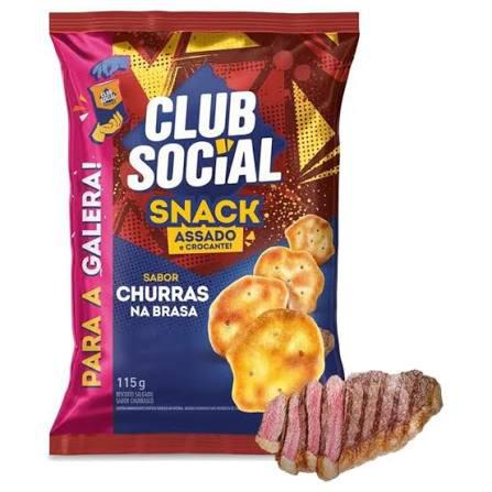 SNACK CHURRASCO BRASA 115G CLUB SOCIAL