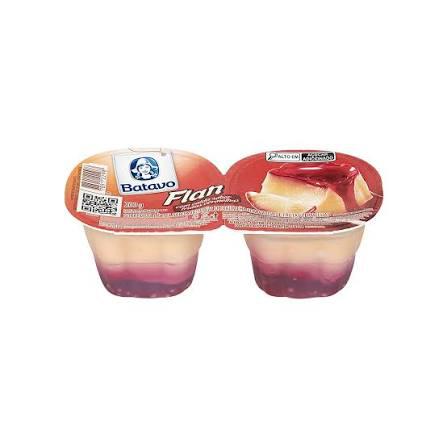 SOB BATAVO FLAN 200G FRUTAS VERMELHAS