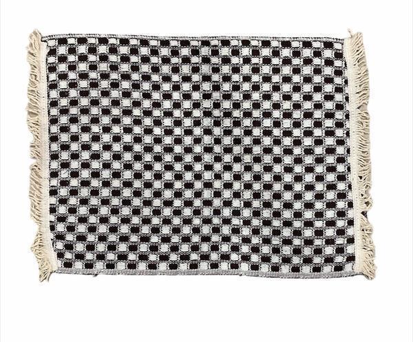 TAPETE XADREZ TECEL SERINDO TEXTIL 44 60