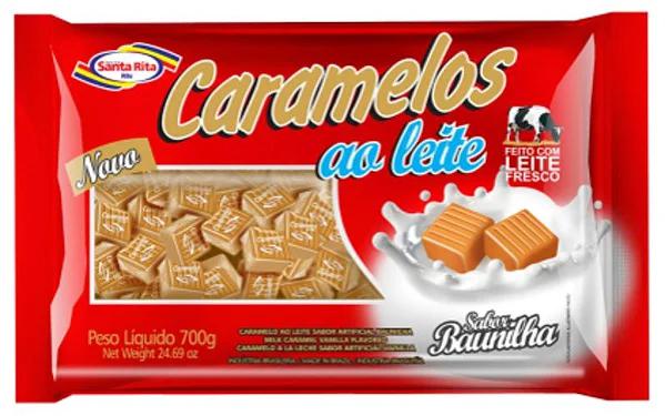 BALA CARAM AO LEITE  700G S.RITA