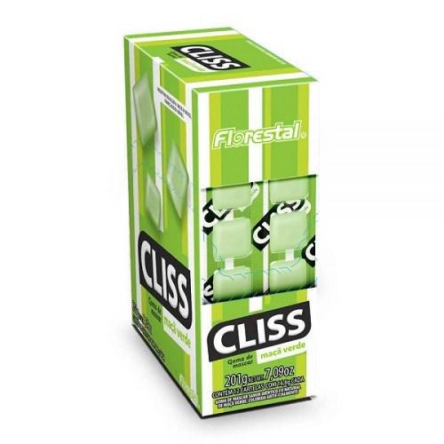 CHICLE CLISS CARTELA MACA VERDE 201G