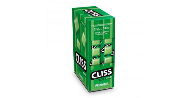 CHICLE CLISS CARTELA MENTA 201G