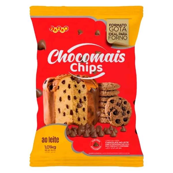 CHOCOMAIS CHIPS AO LEITE 1,01 JAZAM