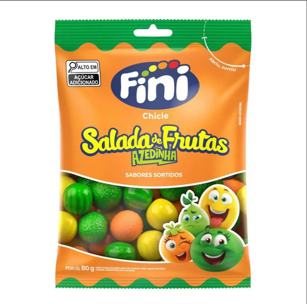 GELATINA CHICLE FINI SALADA FRUTAS 80G