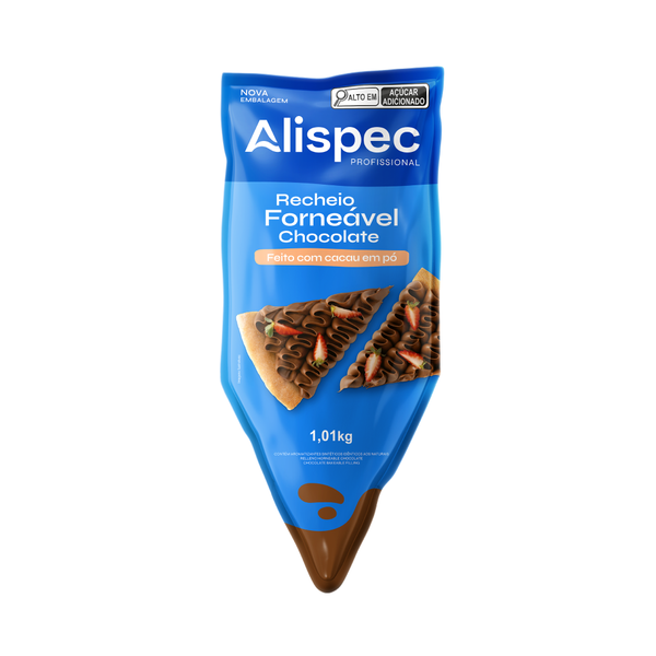 RECHEIO FORNEAVEL CHOCOLATE 1,01 KG ALISPEC
