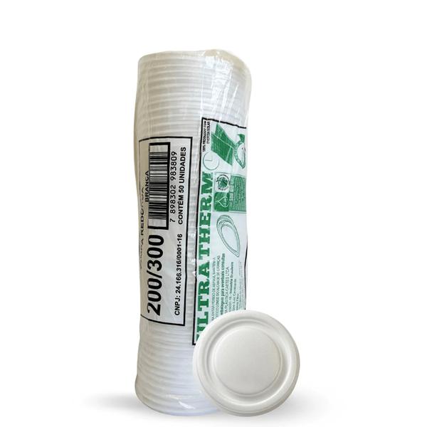 TAMPA CUMBUCA ISOPOR 200/300 C/50 ULTRA