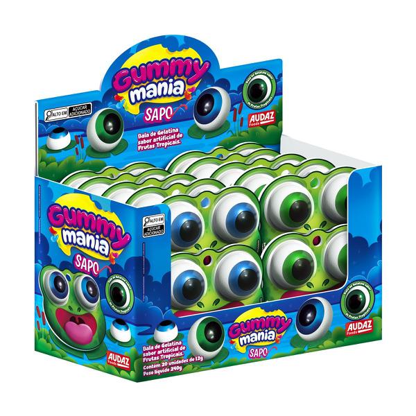 BALA DE GELATINA GUMMY MANIA SAPO