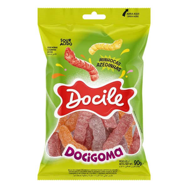 BALA DOCILE DOCIGOMA MINHOCA