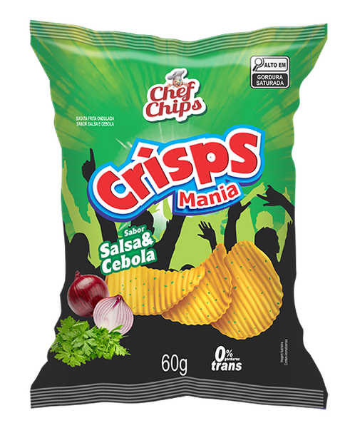 BATATA ONDULADA CHEF CHIPS SALSA /CEBOLA