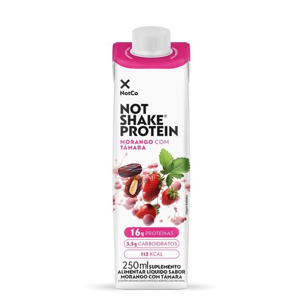 BEBIDA VEGETAL NOT SHAKE PROTEIN MORANGO