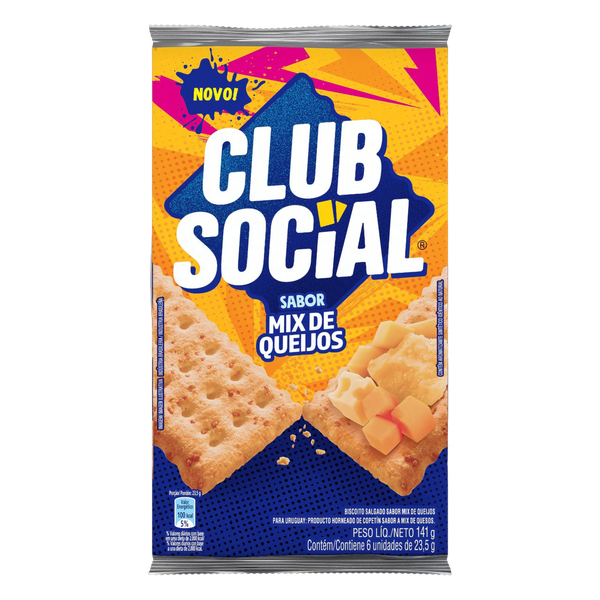 BISCOITO CLUB SOCIAL QUEIJO