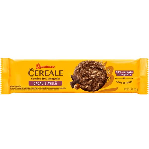 BISCOITO COOKIES BAUDUCCO CACAU E AVELA