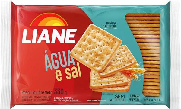 BISCOITO LIANE AGUA E SAL S/LACTOSE