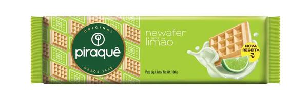 BISCOITO NEWAFER PIRAQUE LIMAO