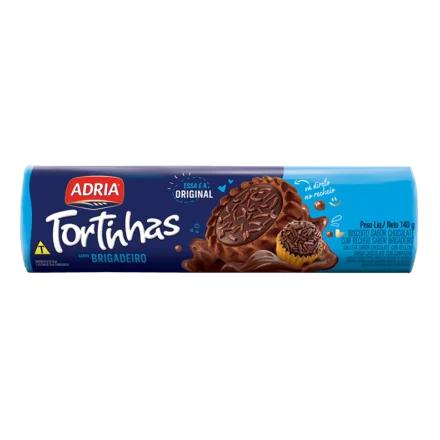 BISCOITO RECHEADO TORTINHAS ADRIA BRIGADEIRO
